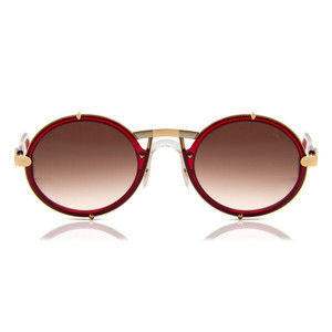 Cazal 644 sunglasses 010 Transparent Red 53mm Unisex